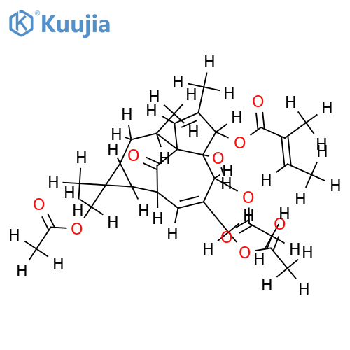 17-acetoxyingenol-5,20-diacetate-3-angelate structure
