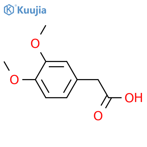 (3,4-Dimethoxyphenyl)acetic acid structure