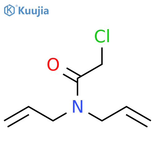 2-chloro-N,N-bis(prop-2-en-1-yl)acetamide structure