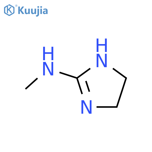 1H-imidazol-2-amine, 4,5-dihydro-n-methyl- structure