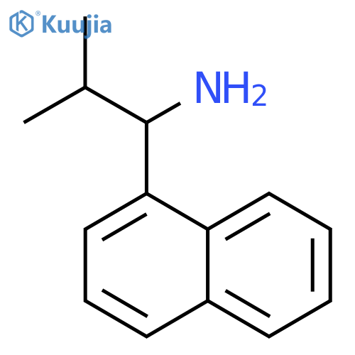 2-methyl-1-(naphthalen-1-yl)propan-1-amine structure
