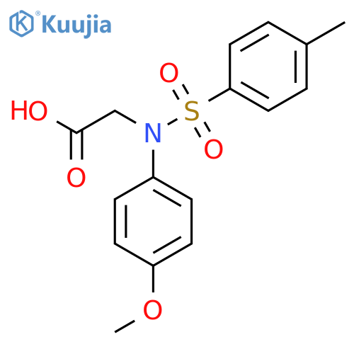 N-(4-Methoxyphenyl)-N-(4-methylphenyl)sulfonylglycine structure