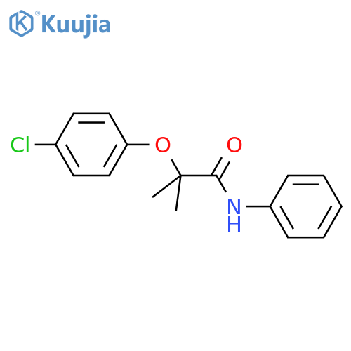 Propanamide, 2-(4-chlorophenoxy)-2-methyl-N-phenyl- structure