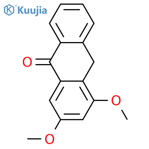 1,3,10-Anthracenetriol; Oxo-form, Di-Me ether structure