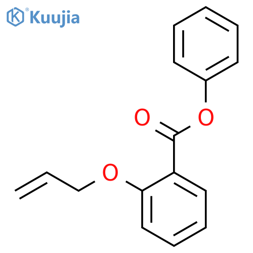Benzoic acid, 2-(2-propenyloxy)-, phenyl ester structure