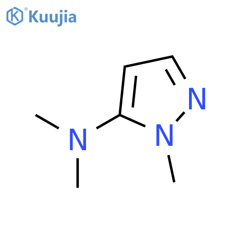 methyl(1-methyl-1H-pyrazol-5-yl)methylamine structure