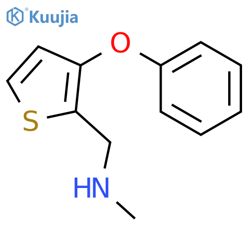 2-Thiophenemethanamine,N-methyl-3-phenoxy- structure