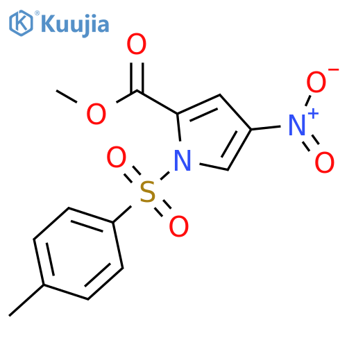 Methyl 1-(4-methylphenyl)sulfonyl-4-nitropyrrole-2-carboxylate structure