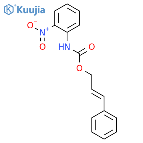 Carbanilic acid, o-nitro-, cinnamylester (7CI) structure