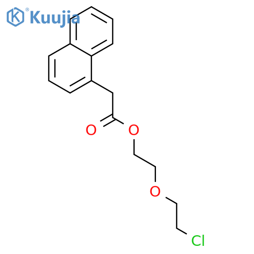 1-Naphthaleneaceticacid, 2-(2-chloroethoxy)ethyl ester structure