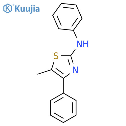 (2Z)-5-methyl-N,4-diphenyl-2,3-dihydro-1,3-thiazol-2-imine structure