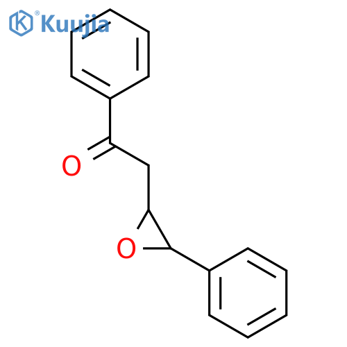 1-Phenyl-2-(3-phenyloxiran-2-yl)ethanone structure