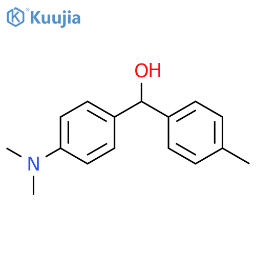[4-(dimethylamino)phenyl]-(4-methylphenyl)methanol structure