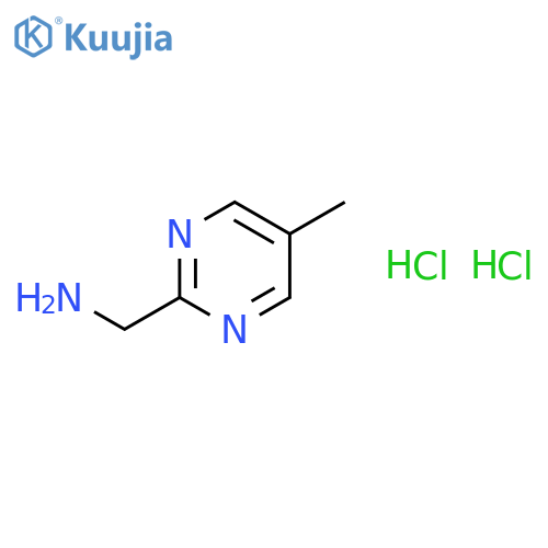 (5-Methylpyrimidin-2-yl)methanamine dihydrochloride structure