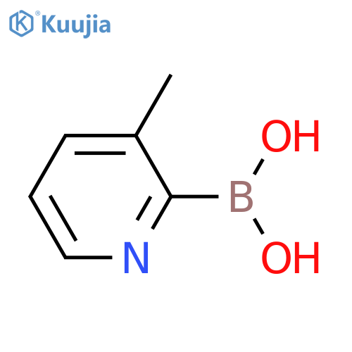 (3-methylpyridin-2-yl)boronic acid structure