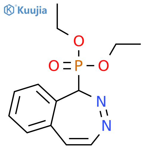 Phosphonic acid, 1H-2,3-benzodiazepin-1-yl-, diethyl ester structure