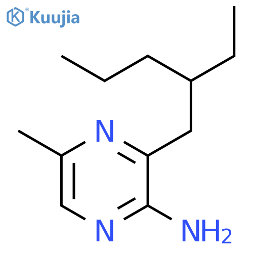 Pyrazinamine, 3-(2-ethylpentyl)-5-methyl- structure