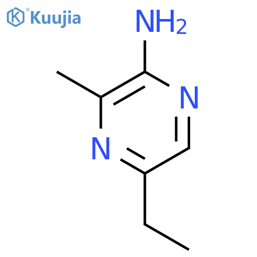 Pyrazinamine, 5-ethyl-3-methyl- structure
