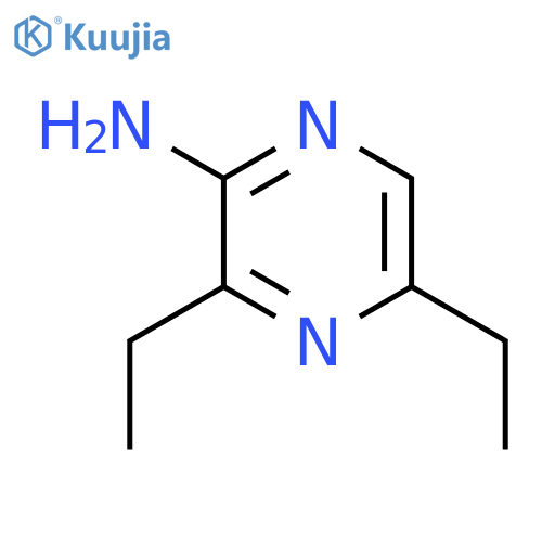 2-Pyrazinamine,3,5-diethyl- structure
