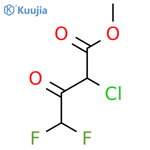 methyl 2-chloro-4,4-difluoro-3-oxobutanoate structure