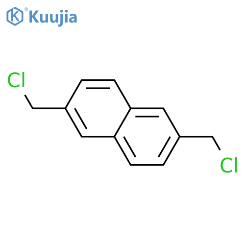 Naphthalene, 2,6-bis(chloromethyl)- structure