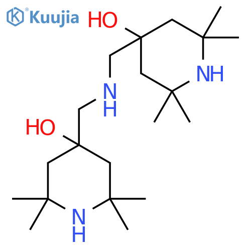 4-Piperidinol, 4,4'-[iminobis(methylene)]bis[2,2,6,6-tetramethyl- structure