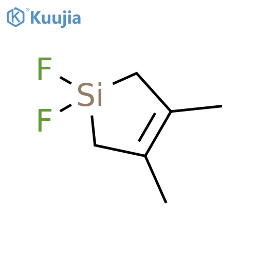 Silacyclopent-3-ene, 1,1-difluoro-3,4-dimethyl- structure