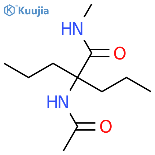 Pentanamide, 2-(acetylamino)-N-methyl-2-propyl- structure