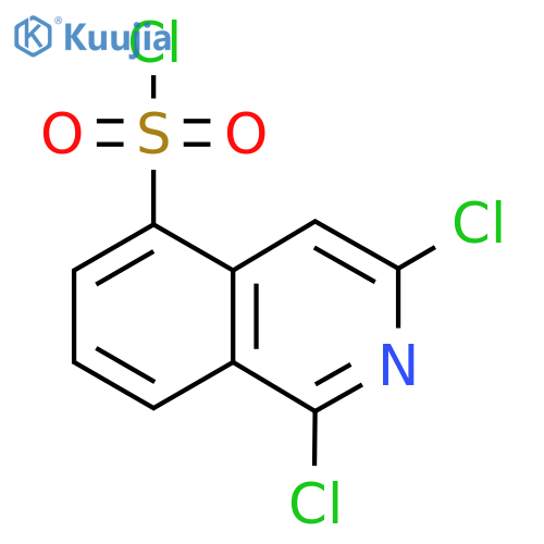 1,3-Dichloroisoquinoline-5-sulfonyl chloride structure