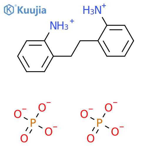 2,2'-ethylenedianilinium tetrahydrogen diphosphate structure