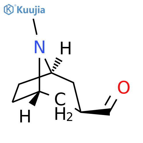 8-Azabicyclo[3.2.1]octane-3-carboxaldehyde, 8-methyl-, exo- (9CI) structure