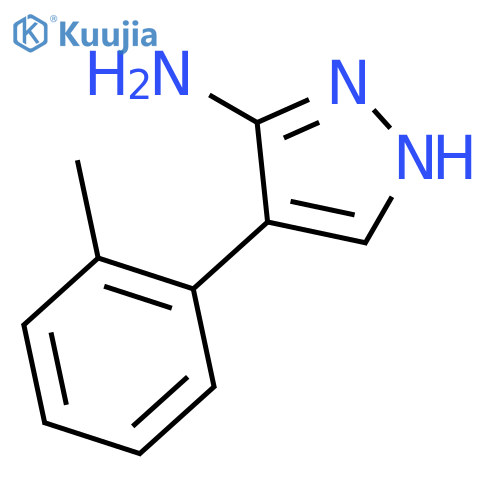 4-(2-Methyl-phenyl)-2H-pyrazol-3-ylamine structure