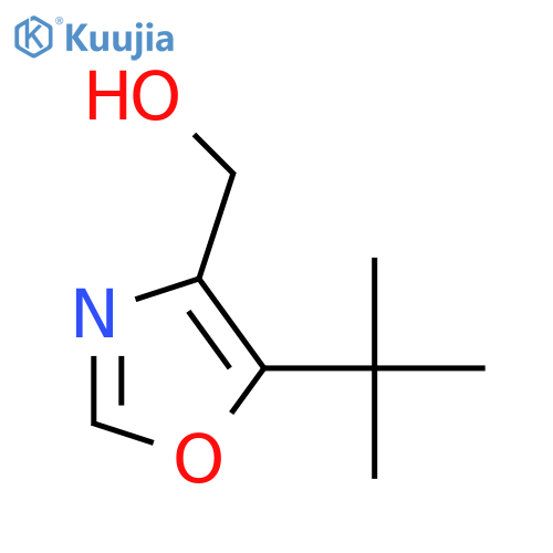 (5-tert-butyl-1,3-oxazol-4-yl)methanol structure