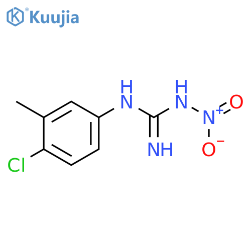 Guanidine, N-(4-chloro-3-methylphenyl)-N'-nitro- structure