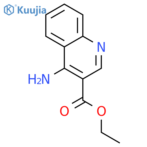 ethyl 4-aminoquinoline-3-carboxylate structure