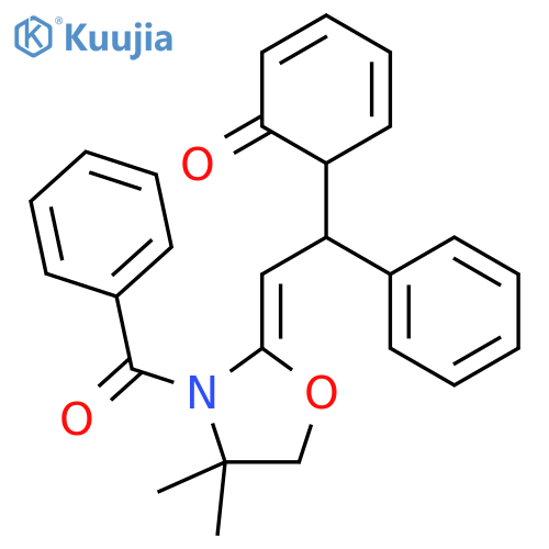 Oxazolidine, 3-benzoyl-4,4-dimethyl-2-(oxodiphenylethylidene)- structure