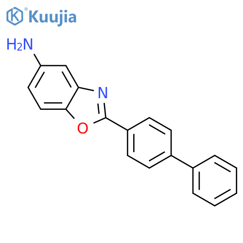 2-Biphenyl-4-yl-1,3-benzoxazol-5-amine structure