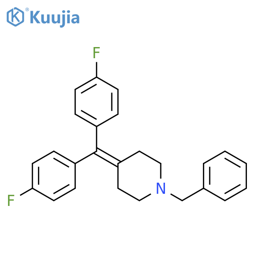 Piperidine, 4-[bis(4-fluorophenyl)methylene]-1-(phenylmethyl)- structure