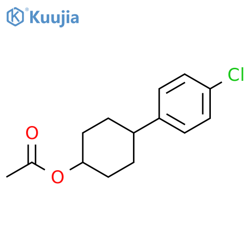 Cyclohexanol, 4-(4-chlorophenyl)-, 1-acetate structure