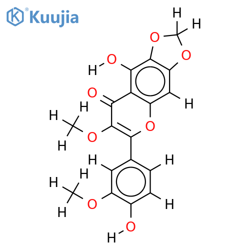 3,3'-Di-Me,6,7-methylene ether-Quercetagetin structure