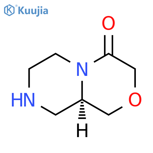 (9aR)-1,6,7,8,9,9a-hexahydropyrazino[2,1-c][1,4]oxazin-4-one structure