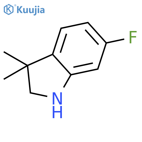 6-fluoro-3,3-dimethylindoline structure
