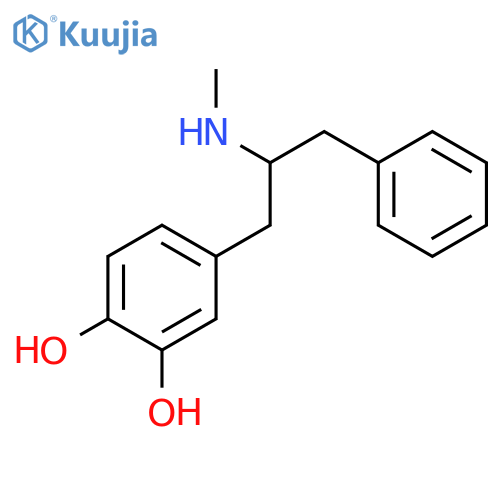 1,2-Benzenediol, 4-[2-(methylamino)-3-phenylpropyl]- structure