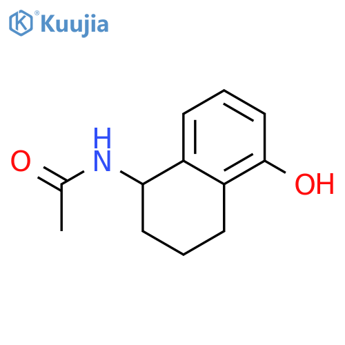 Acetamide, N-(1,2,3,4-tetrahydro-5-hydroxy-1-naphthalenyl)- structure