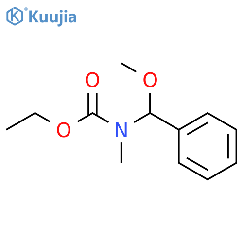 Carbamic acid, (methoxyphenylmethyl)methyl-, ethyl ester structure