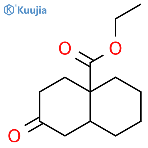 ethyl 2-oxo-decahydronaphthalene-4a-carboxylate structure