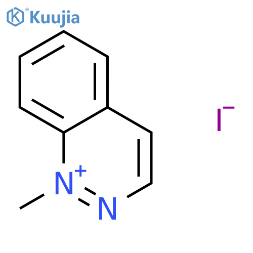 Cinnolinium, 1-methyl-, iodide structure