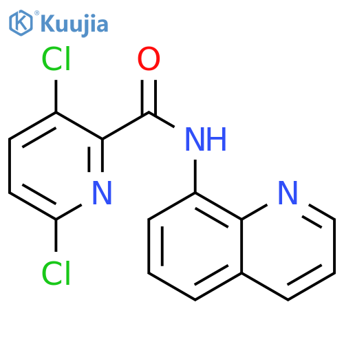 2-Pyridinecarboxamide, 3,6-dichloro-N-8-quinolinyl- structure