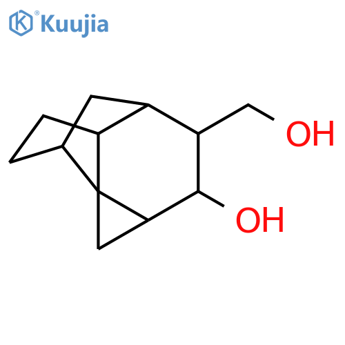 4,7-Methano-1H-cycloprop[d]indene-3-methanol, octahydro-2-hydroxy- structure