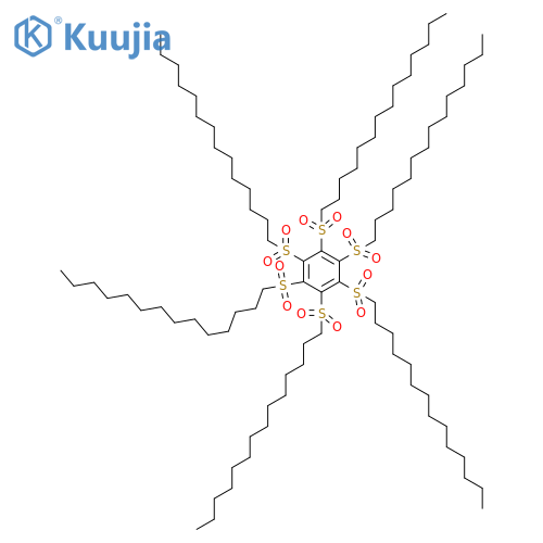 Benzene, hexakis(tetradecylsulfonyl)- structure